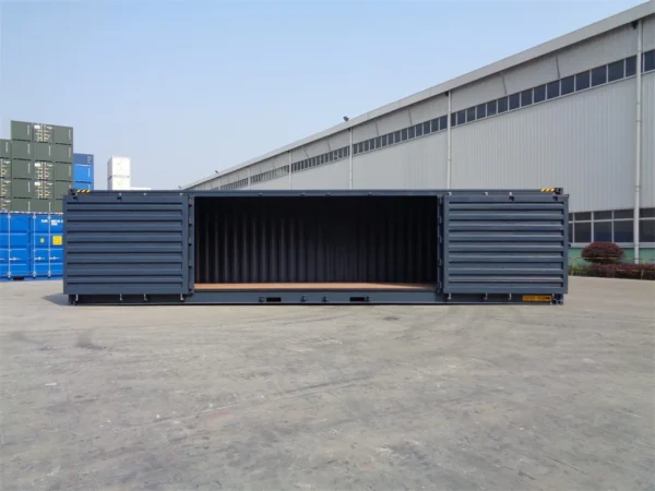 40 fuß high cube container, 3 seiten zu öffnen (side door )